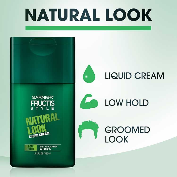 Liquid Style Natural Look - Liquid Cream, Low Hold and Groomed Look